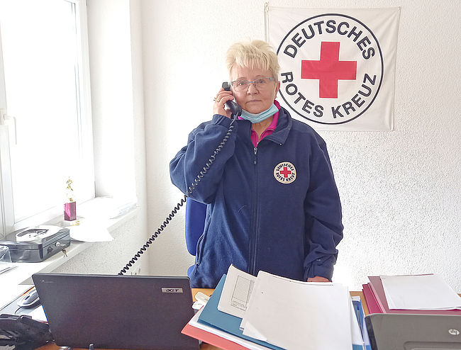 Gabriele Prisille, Einsatzzug des DRK Kreisverbandes Delitzsch e. V.