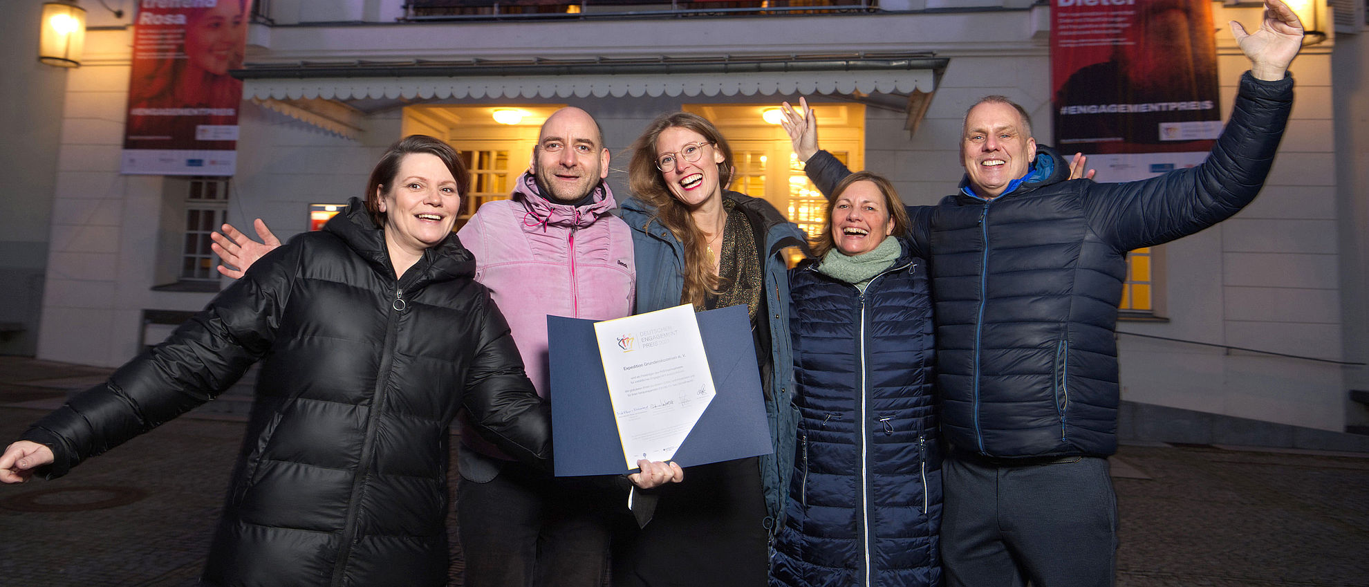 Gruppenfoto Preisträger:innen
