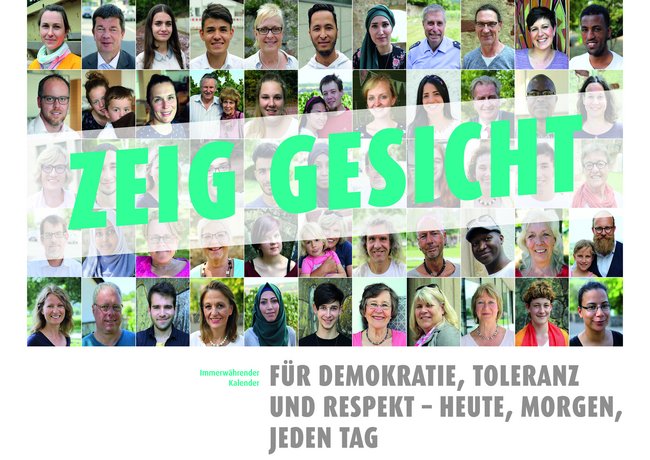 Zeig Gesicht für Demokratie, Toleranz und Respekt