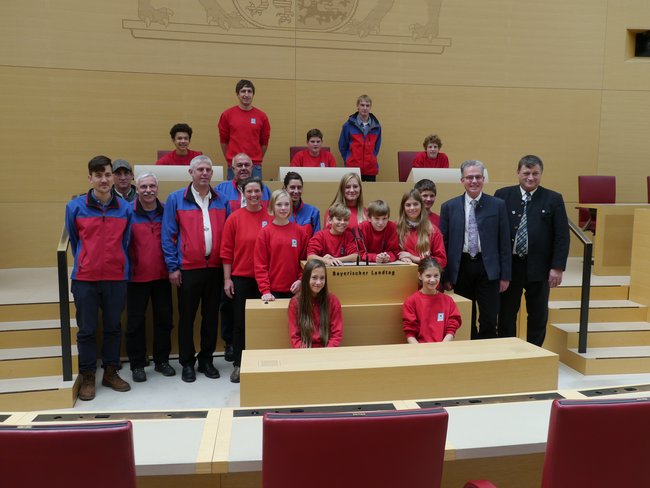 Jugendgruppe der Bergwacht Unterammergau
