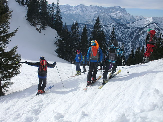 Jugendgruppe der Bergwacht Unterammergau