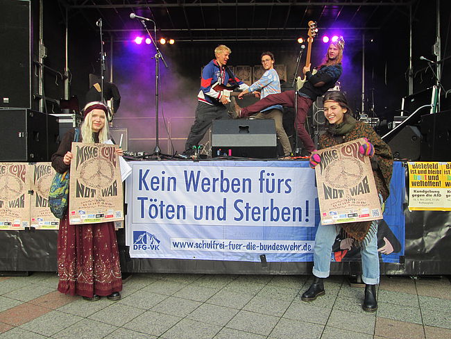 Friedensparty(zipation) – Kundgebung für den Frieden