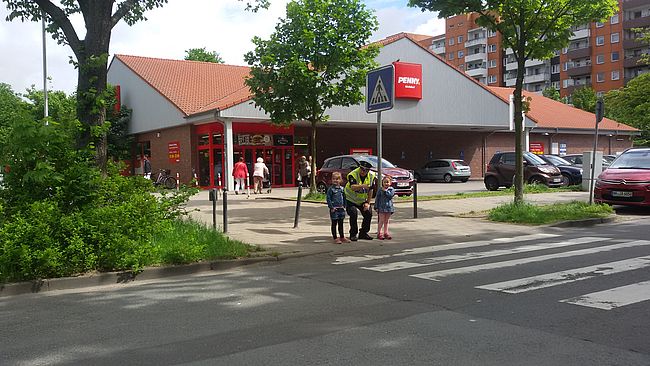 Aktion Verkehrsfuchs der Polizei Hamburg