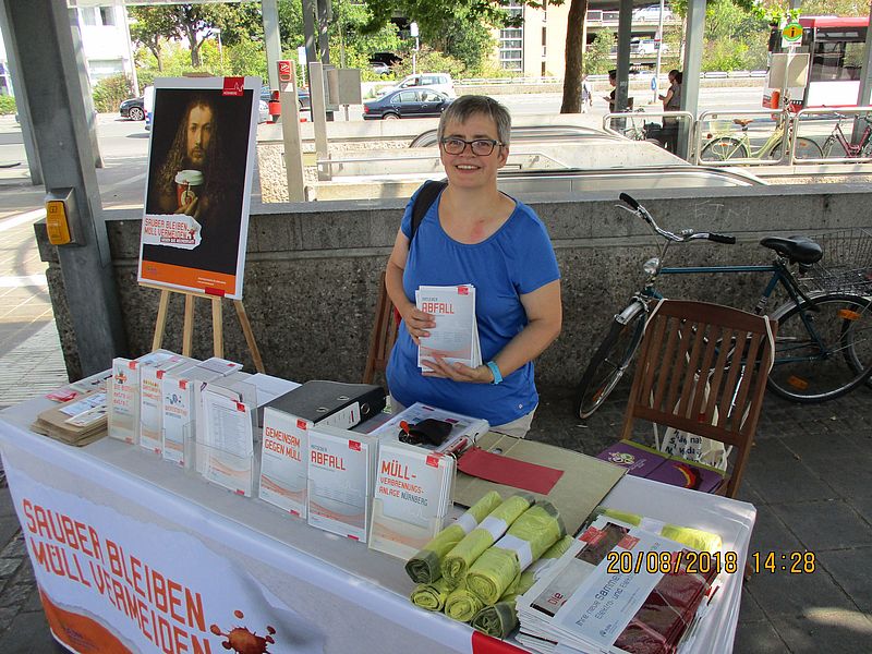 Infostand mit Dürer 2018