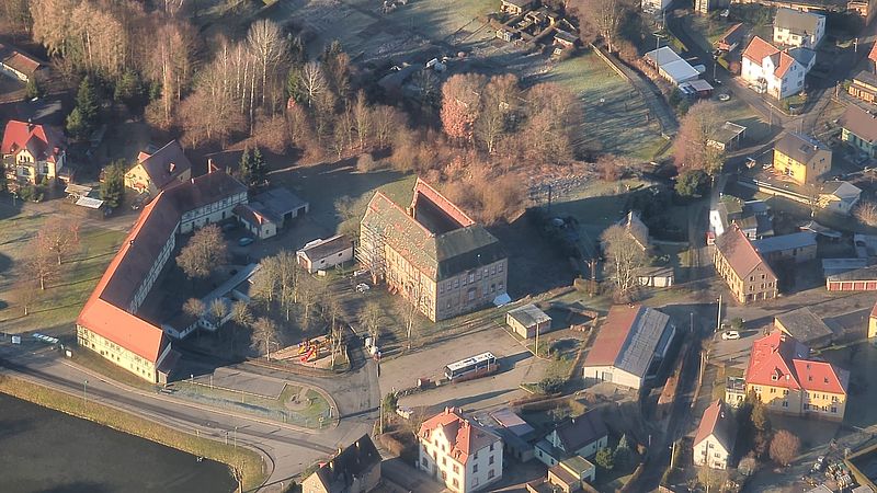 Darstellung des Zentrum des Ortes 