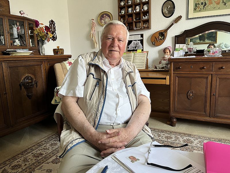 Lothar Lenski gilt als "Chronist" der Wohnungsgenossenschaft Falkenhorst.