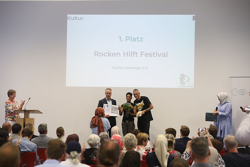 Auszeichnung 1. Platz VEZ