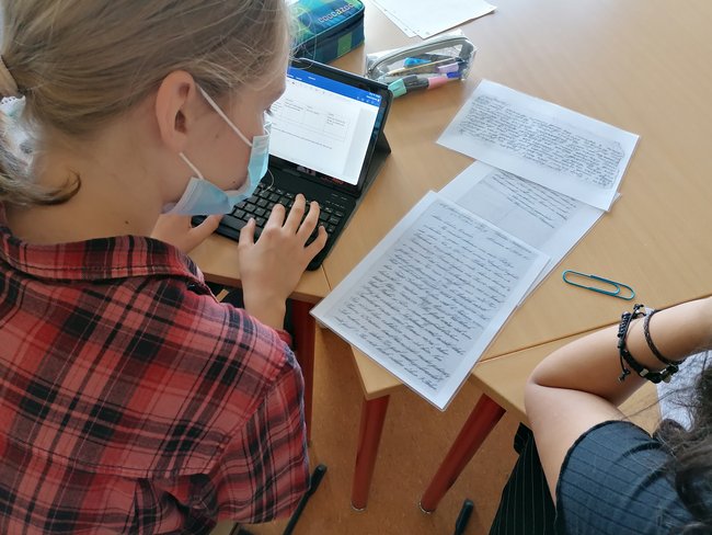 Projektgruppe "Das Abtei vergisst nicht!" des Abtei-Gymnasiums Duisburg-Hamborn