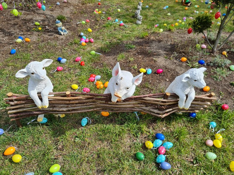 Ostertiere in der Reußallee