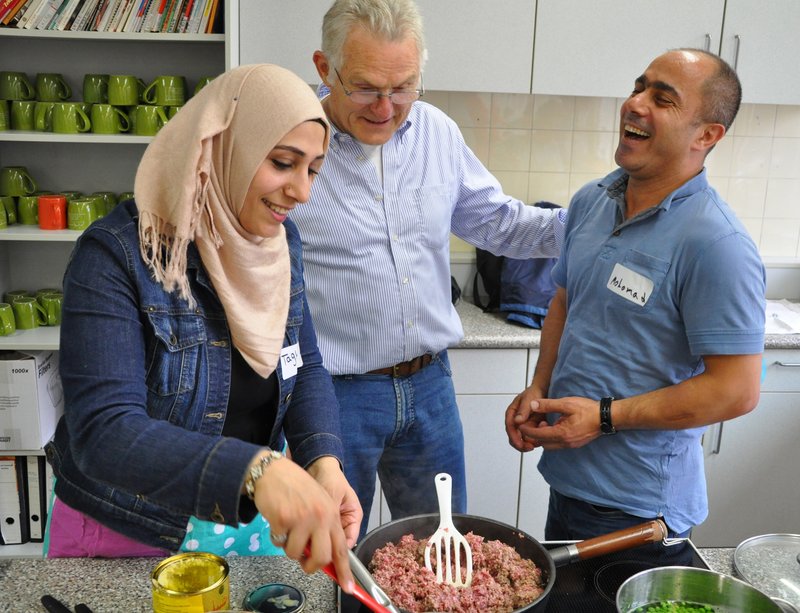 Alle räumen gemeinsam auf