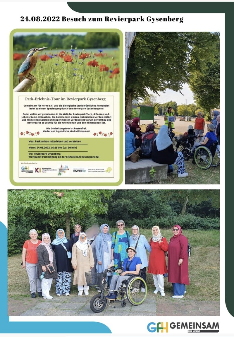 Teilnahme an einer Park-Erlebnis-Tour