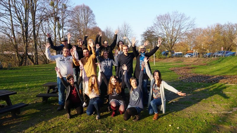 Die Scouts versammeln sich bei einer Fortbildung in Hannover