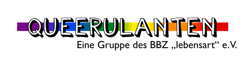 Logo Schriftzug: Queerulanten, die Jugendgruppe des BBZ "lebensart" e.V.