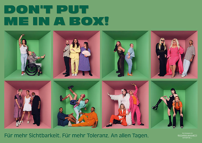 On- und offline Kampagne der Riccardo Simonetti Initiative e.V. 