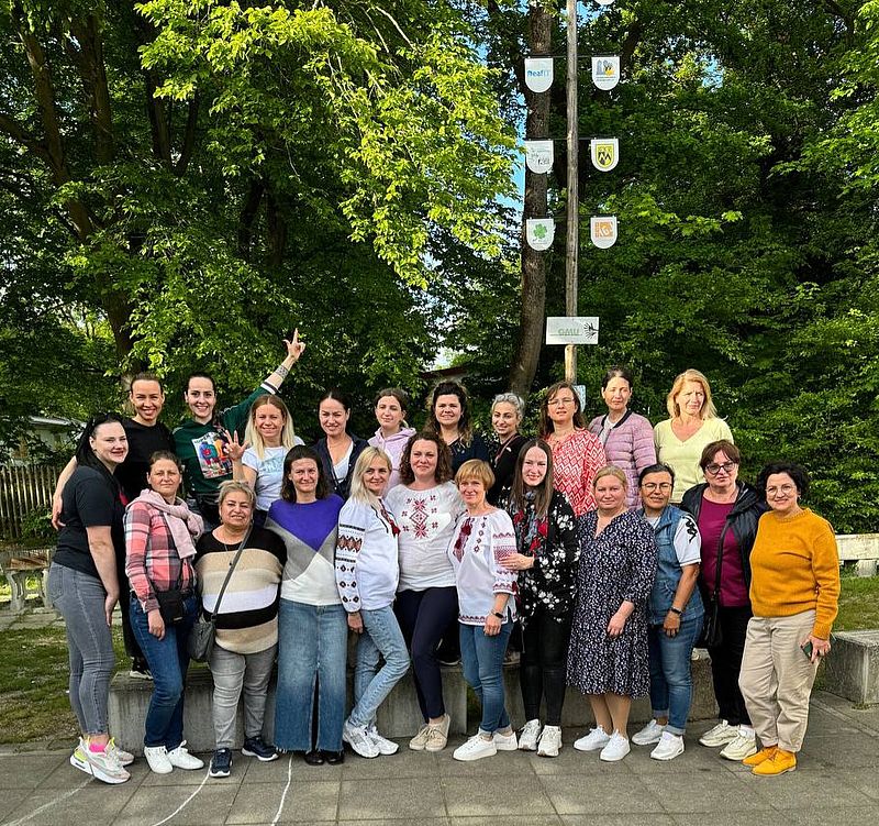 Taube ukrainische Frauen beim GMU
