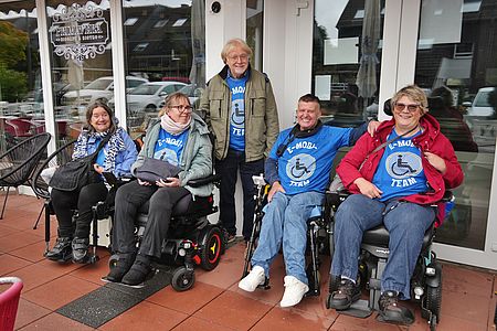 Die Rolligruppe der AG in Aktion