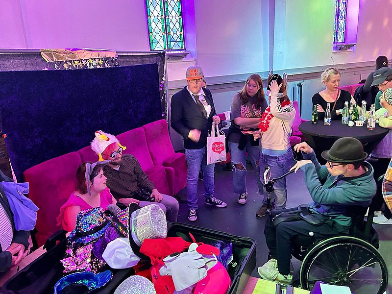 mobile Fotobox mit Fotograf Hannes Hönes