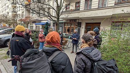 Mahmoud berichtet über seine Geschichte in Syrien und Berlin