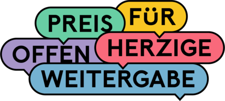 Logo Preis für offenherzige Weitergabe