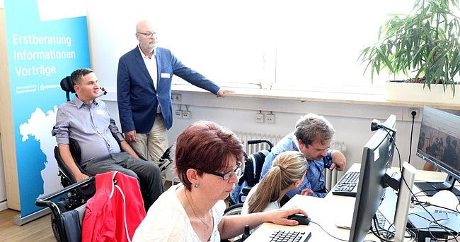 Einrichtung des Test.Labors Barrierefreiheit, Stiftung Pfennigparade