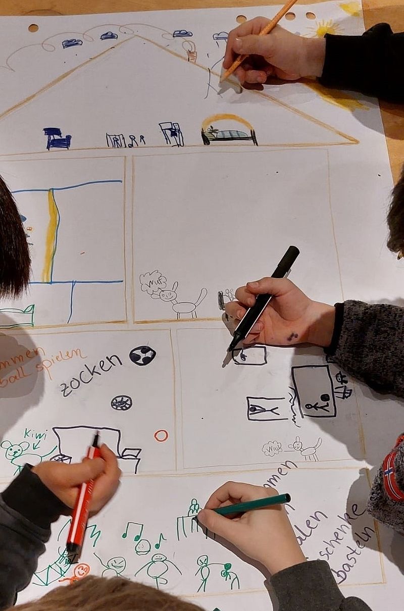 Bild von einem Kind zum Thema "Seele"