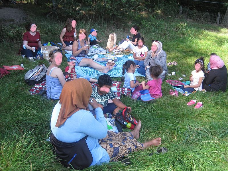 gemeinsames Picknick