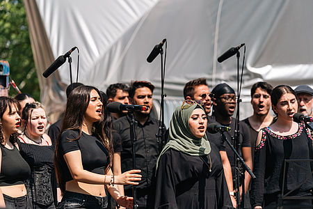 Allerwelt-Ensemble Duisburg Kulturbühne Europa-Aktionstag 5/24
