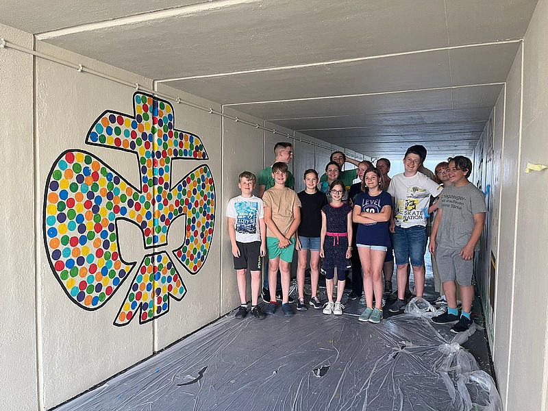 Pfadfinder gestalten mit. 