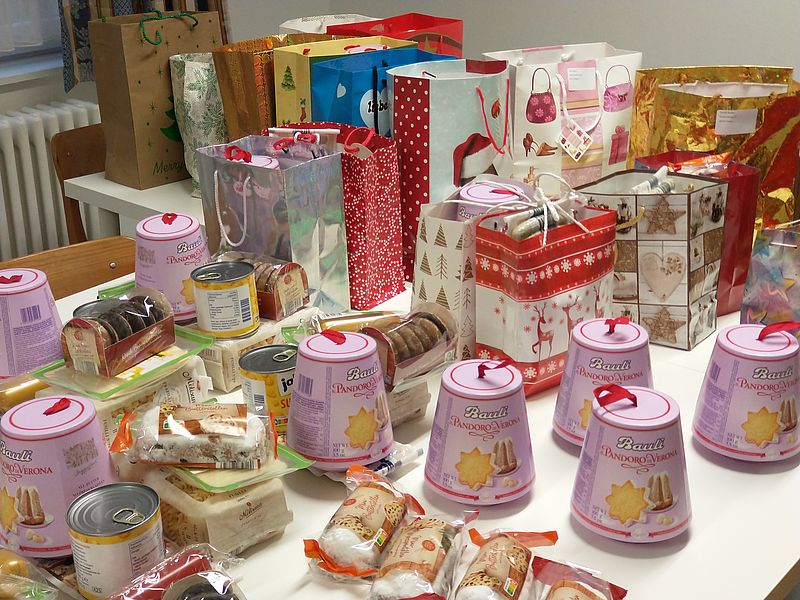 Collage Weihnachtsfeier im Food Truck