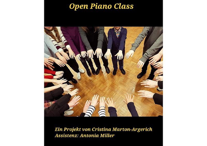 Musiker der Open Piano Class