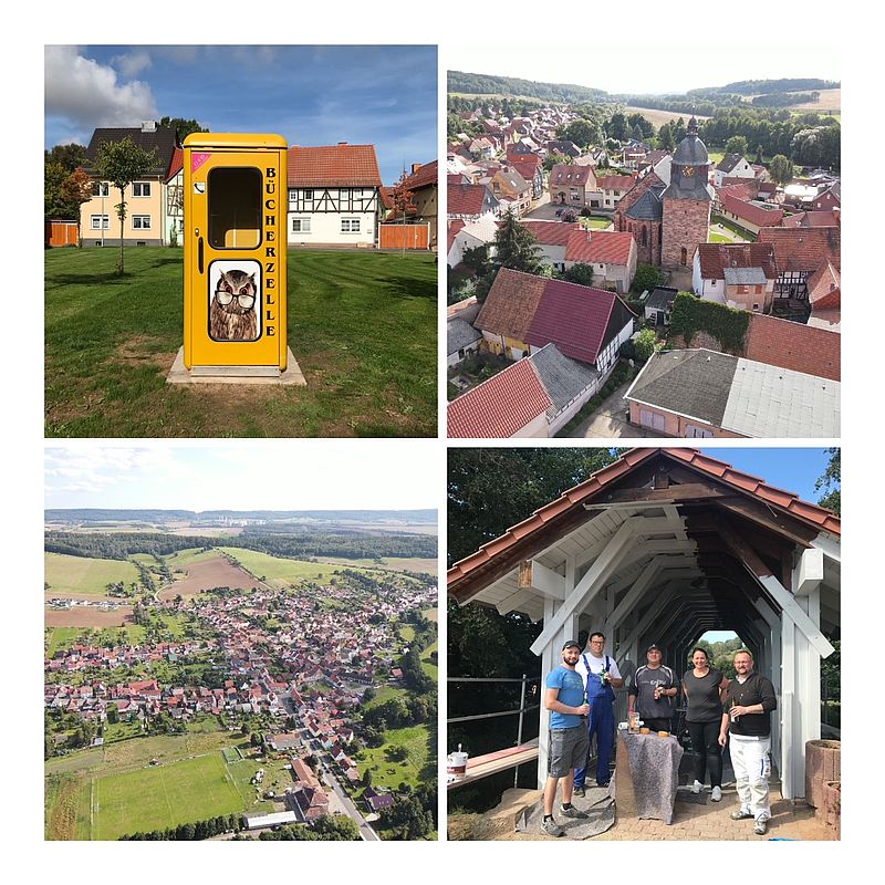 Collage einiger Projekte in Bernterode