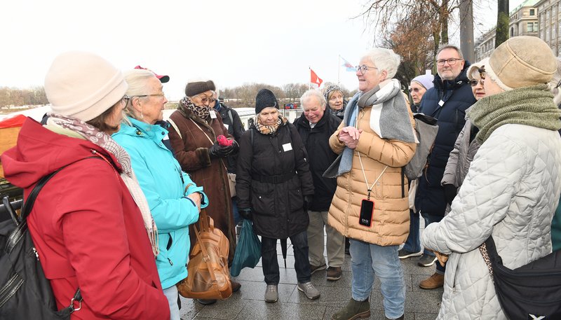 Die Gäste am Treffpunkt