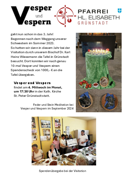 Spendenübergabe