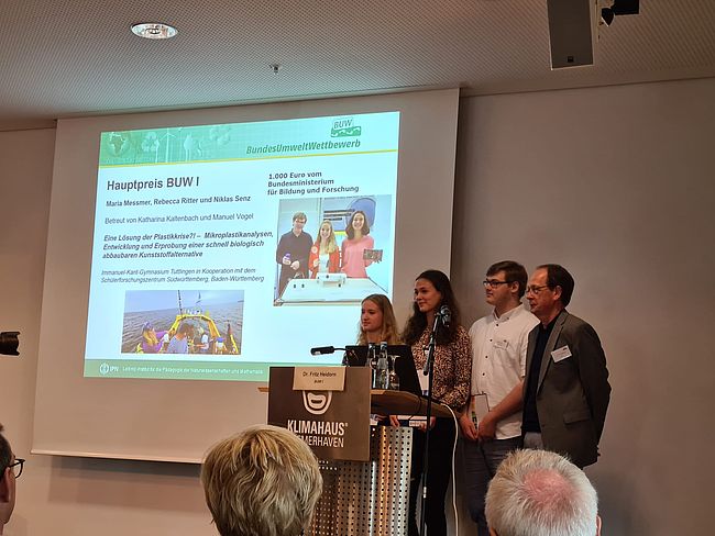Weniger Mikroplastik durch biologisch abbaubares Biopolymer, Schüler*innenforschungszentrum Tuttlingen