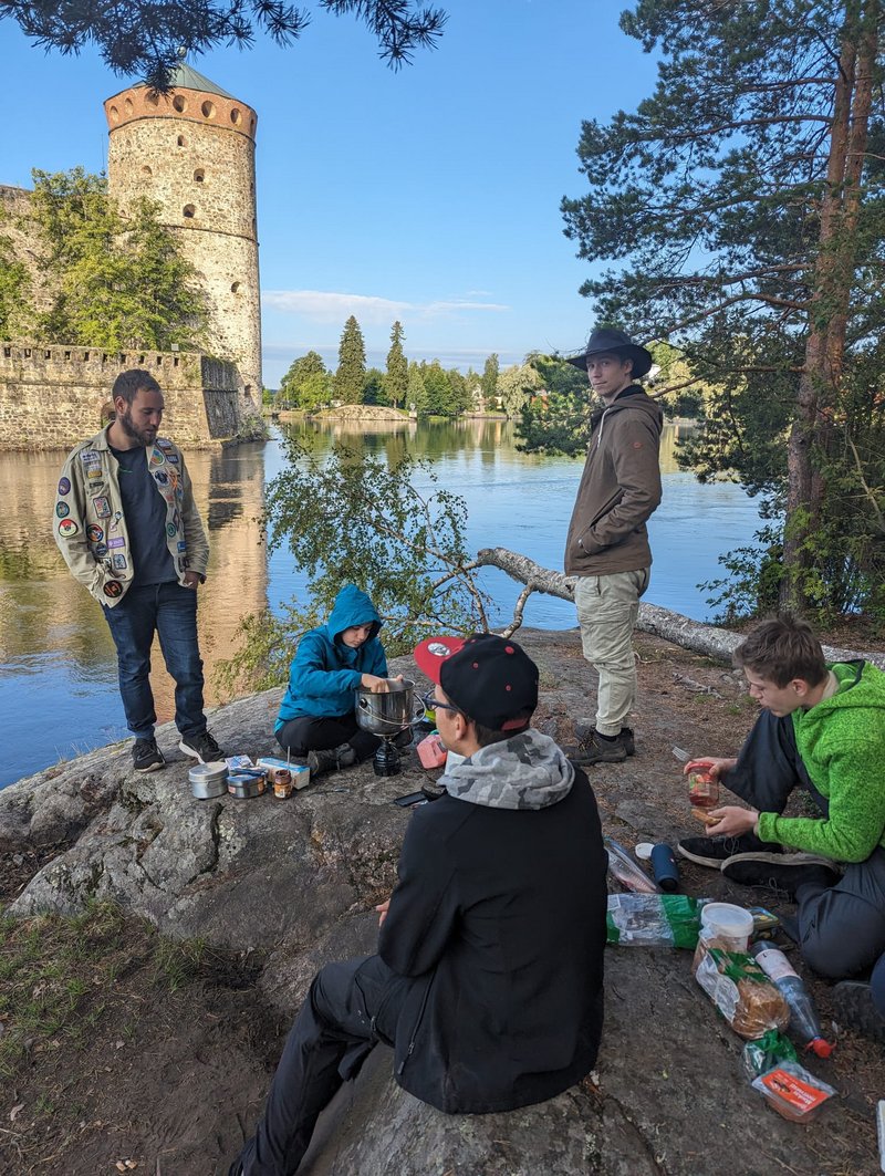 2023 Finnland Savonlinna mit den Pfadis