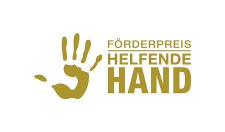 Logo Helfende Hand – Preis des Bundesministeriums des Innern zur Förderung des Ehrenamtes im Bevölkerungsschutz