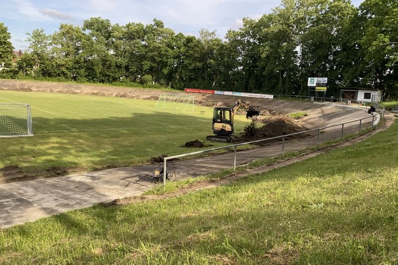 Hobbytrainingsgruppe beim ersten Tag der offenen Rennbahn