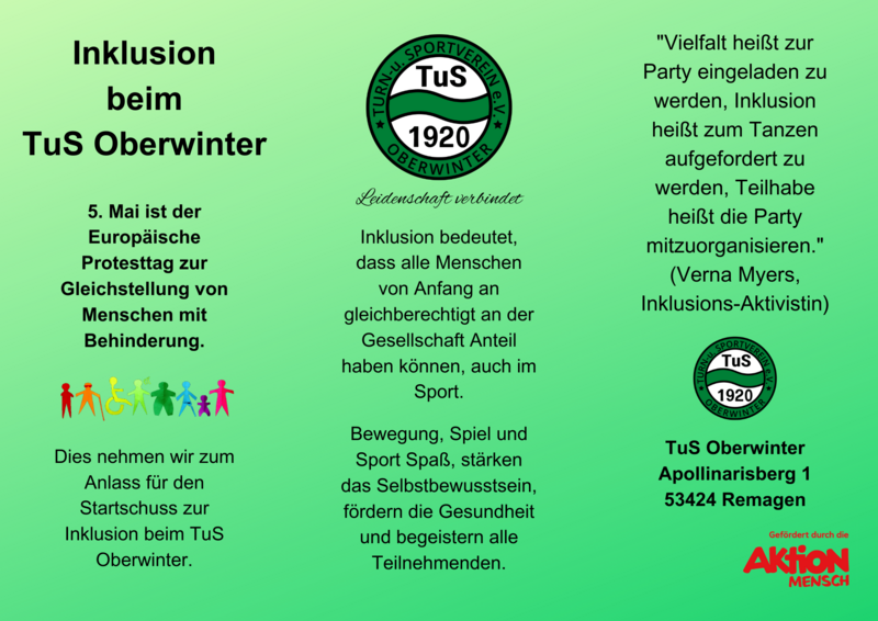 Flyer zum Protesttag mit der Erklärung etwas zu verändern