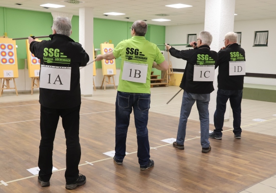 Die Männer der SSG am Start